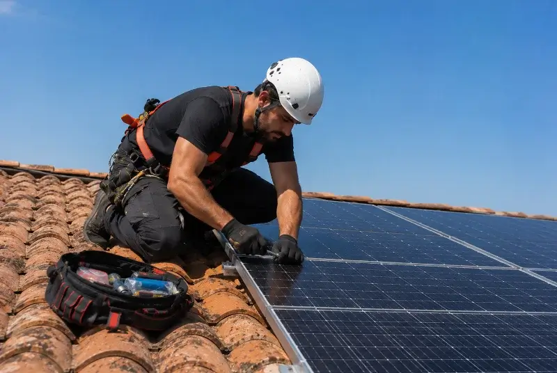 Maintenance et monitoring de panneaux solaires à Beylongue